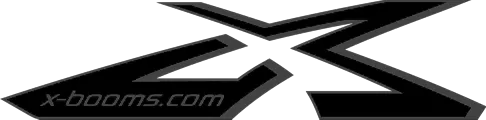 X-BOOMS company logo small black